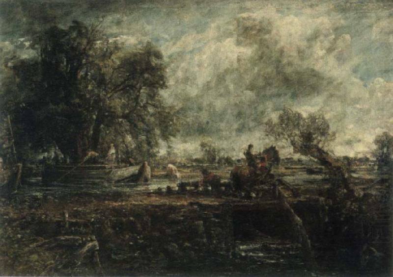 John Constable A Study for The Leaping Horse china oil painting image